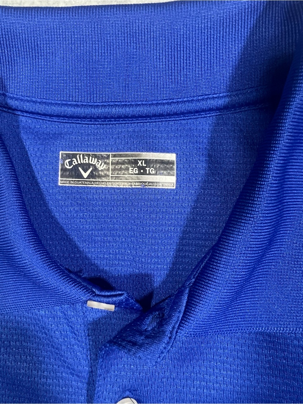 Callaway Men’s Royal Blue Corvette Embroidered Polo - Picture 3 of 6